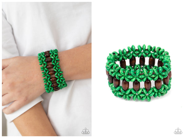 Bali Beach Retreat - Green Bracelet