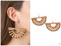 Wooden Wonderland - Green Earring