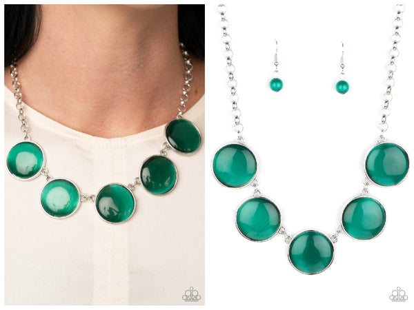 Ethereal Escape - Green Necklace