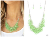 Let The Festivities Begin - Green Necklace