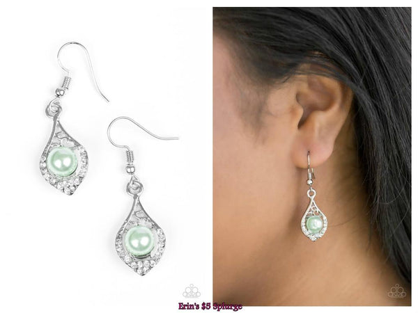 Westminster Waltz - Green Earring