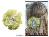 Chantilly Lace - Green Hair Clip