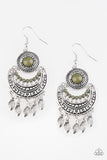 Mantra to Mantra - Green Earring
