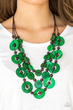 Catalina Coastin - Green Necklace
