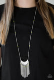 Desert Trance - Green Necklace