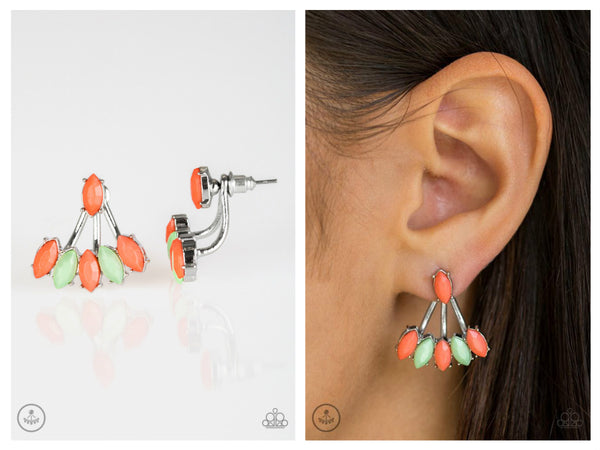 Chicly Carnivalesque - Multi Post Earring