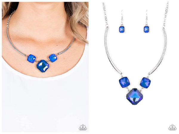 Divine Iridescence - Blue Necklace