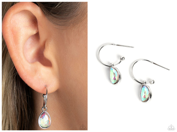 Teardrop Tassel - Multi Hoop Earring