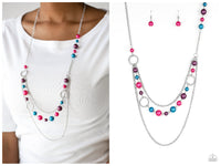 Bubbly Bright - Multi Necklace