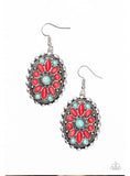 Prairie Poppy - Multi Earring