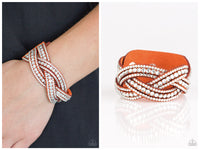 Bring On The Bling - Orange Bracelet