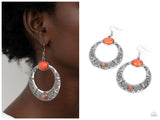 Garden Glyphs - Orange Earring
