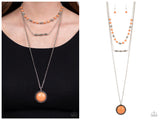 Sahara Symphony - Orange Necklace