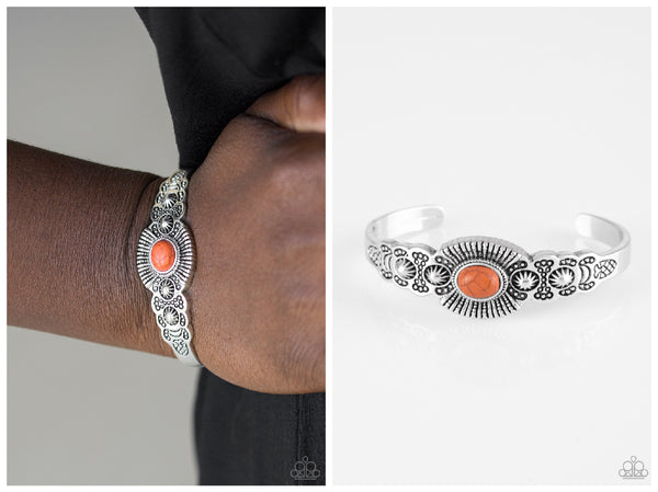 Wide Open Mesas - Orange Bracelet