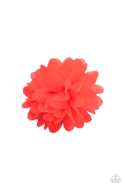 Blossom Blowout - Orange Hair Clip