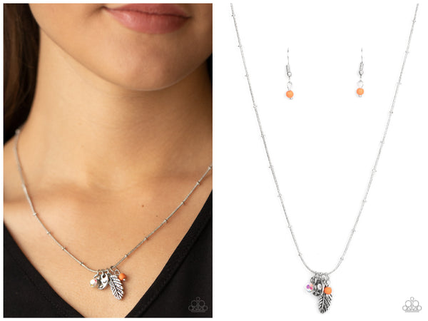 Wildly WANDER-ful - Orange Necklace