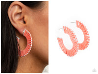 Everybody Conga! - Orange Hoop Earring