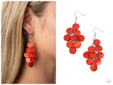 Tropical Tryst - Orange Earring