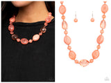 Staycation Stunner - Orange Necklace