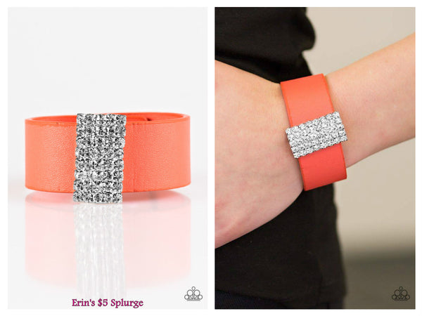 Walk The CATWALK - Orange Bracelet