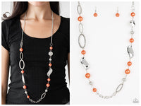 All About Me - Orange Necklace