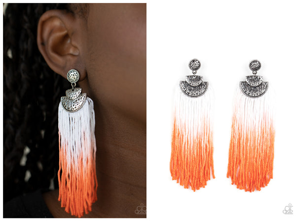 DIP It Up - Orange Post Earring