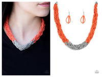 Brazilian Brilliance - Orange Necklace