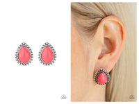 Boldly Beaded - Pink Post Earring