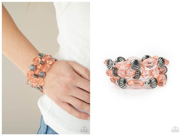 Crystal Charisma - Orange Bracelet