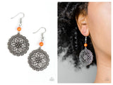 Full Floral - Orange Earring