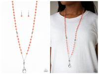 Tassel Takeover - Orange Lanyard