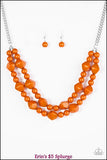 Galapagos Glam - Orange Necklace