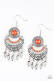 Mantra to Mantra - Orange Earring