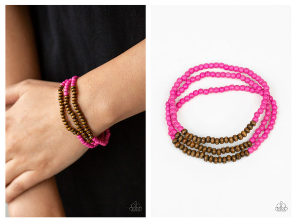 Woodland Wanderer - Pink Bracelet