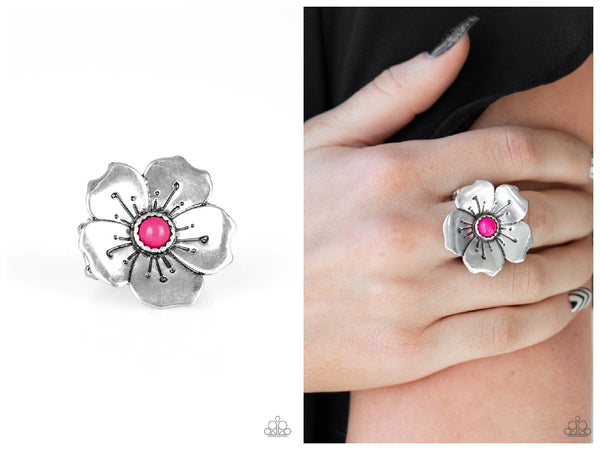 Boho Blossom - Pink Ring