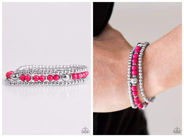 Colorfully Classy - Pink Bracelet