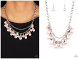 Interstellar Serenity - Pink Necklace