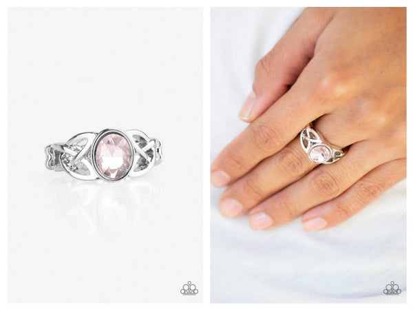 Shimmer Splash - Pink Ring