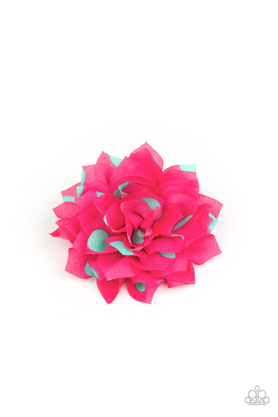 Polka Perfection - Pink Hair Clip