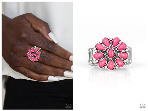 Stone Gardenia - Pink Ring