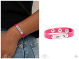 Love Life - Pink Bracelet