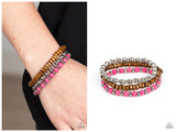ESCAPADE Route - Pink Bracelet