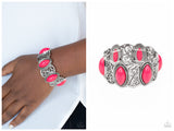 POP, Skip, and a Jump - Pink Bracelet