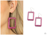World FRAME-ous - Pink Earring
