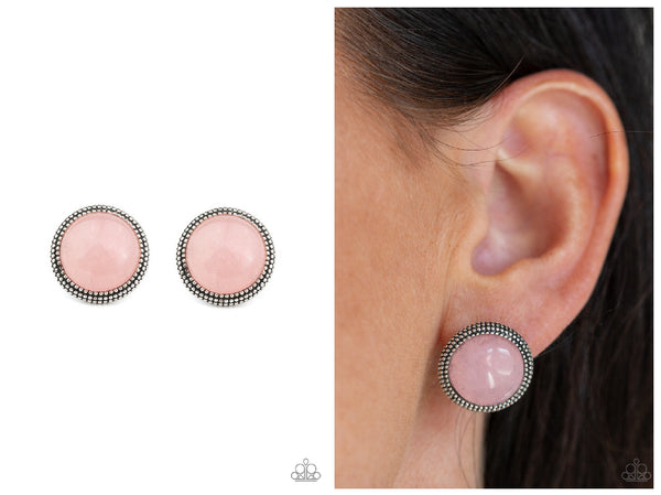 Desert Dew - Pink Post Earring