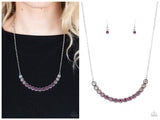 Throwing SHADES - Pink Necklace