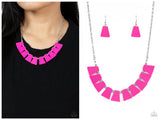 Vivaciously Versatile - Pink Necklace