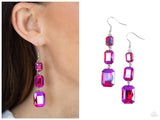 Cosmic Red Carpet - Pink Earring