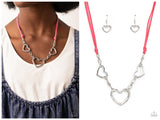 Fashionable Flirt - Pink Necklace
