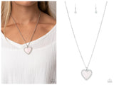 Heart Full of Luster - Pink Necklace